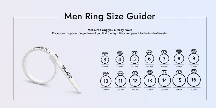 men ring size guider