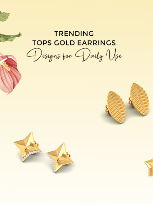 College Wear One Gram Gold Earrings for Daily Use ER1016