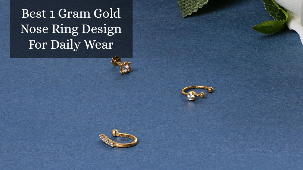 Best 1 Gram Gold Nose Ring Design For Daily Wear