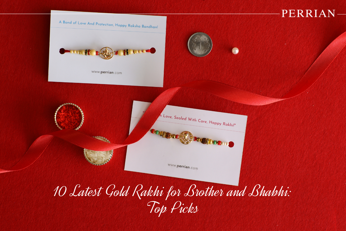 Latest Gold Rakhi Gift for Brother and Bhabhi: Top Picks