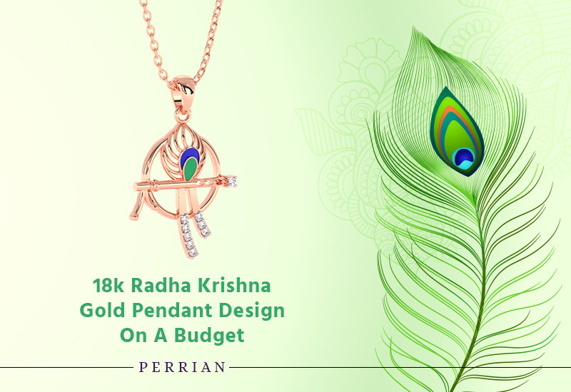 18k Radha Krishna Gold Pendant Design On A Budget