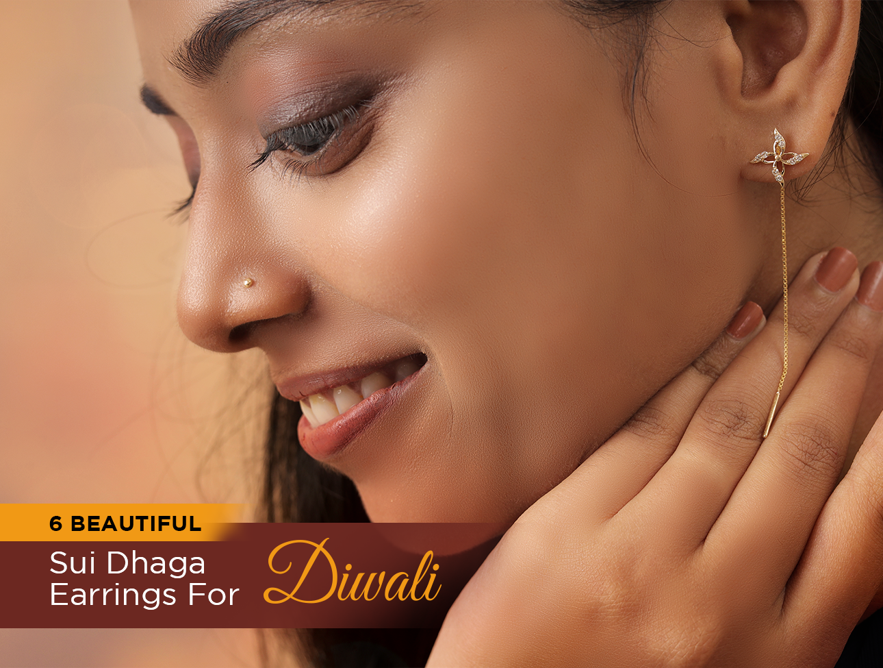 6 Beautiful Sui Dhaga Earrings For Diwali