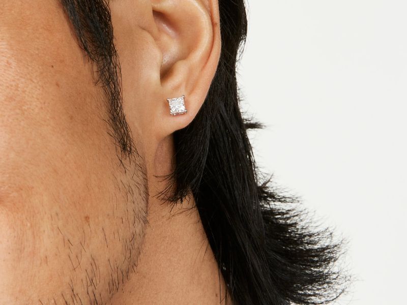 Single Diamond Stud Earrings for Male: A Symbol of Style and Sophistication