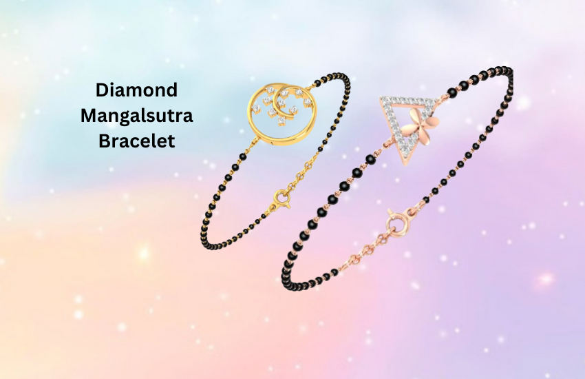Mangalsutra bracelet design in gold