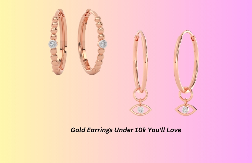 Gold Earrings under 10k you w'll love