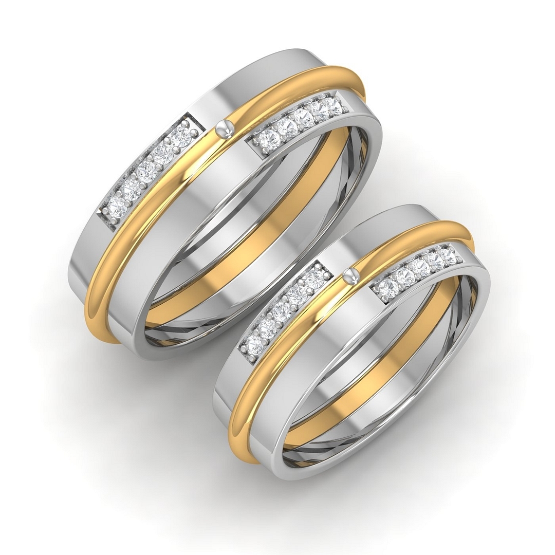 ||Latest Trends in Diamond Jewellery For Daily Wear Use|| White Gold Engagement Band With SI Clarity ||